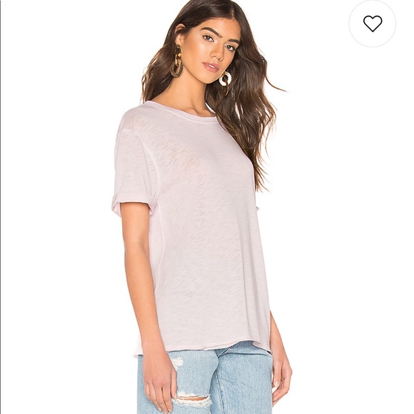 FREE PEOPLE t-shirt lavanderia milk - Picture 2 of 8